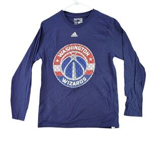 NBA Washington Wizards Boys Long Sleeve T-shirt Sz L